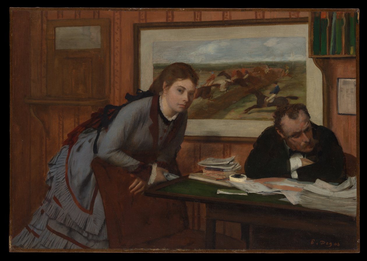 Dąsanie się autorstwa Edgar Degas