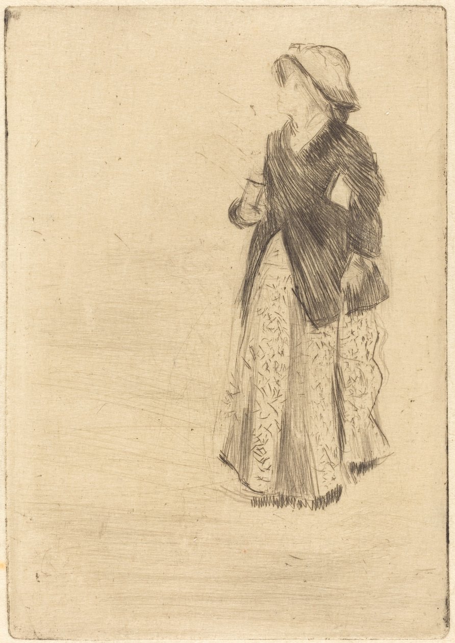 Aktorka Ellen Andrée autorstwa Edgar Degas