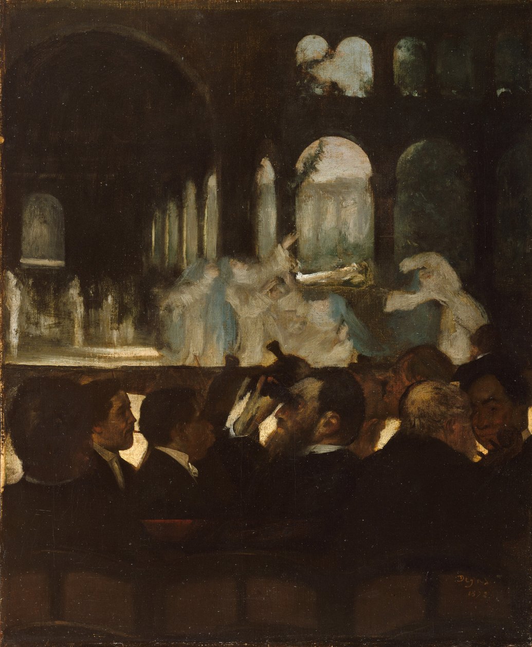 Balet z Roberta le Diable, 1871 autorstwa Edgar Degas