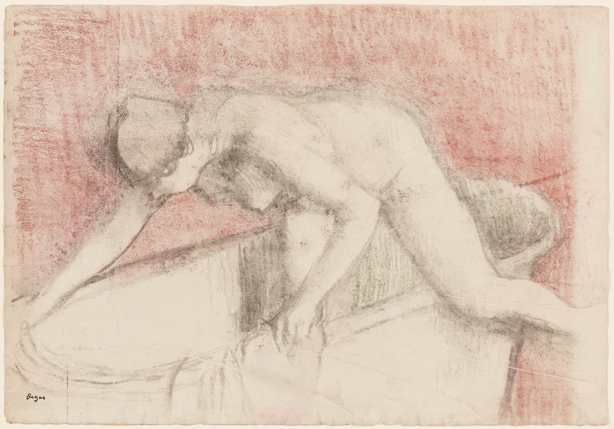Łazienka autorstwa Edgar Degas