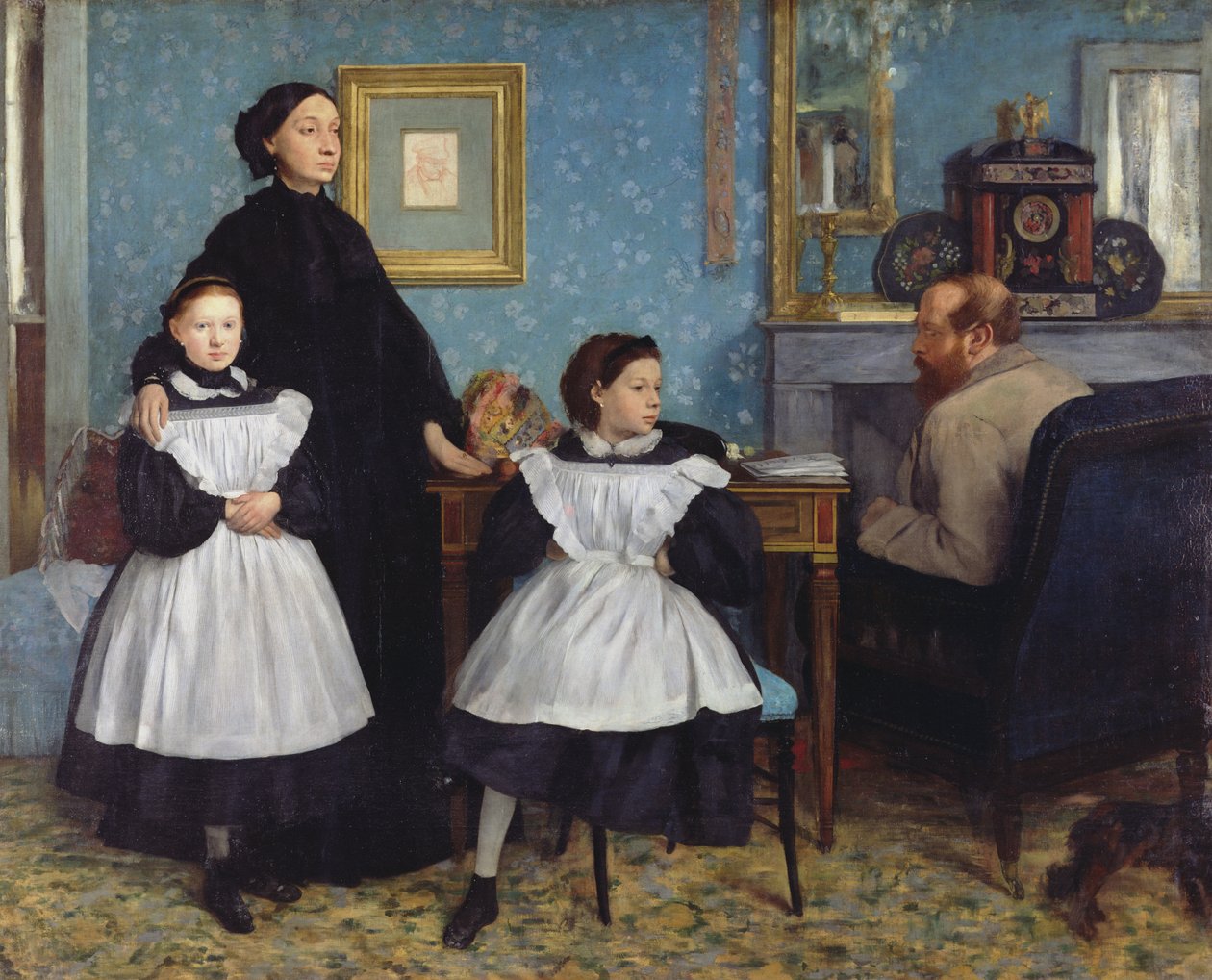 Rodzina Bellellich autorstwa Edgar Degas