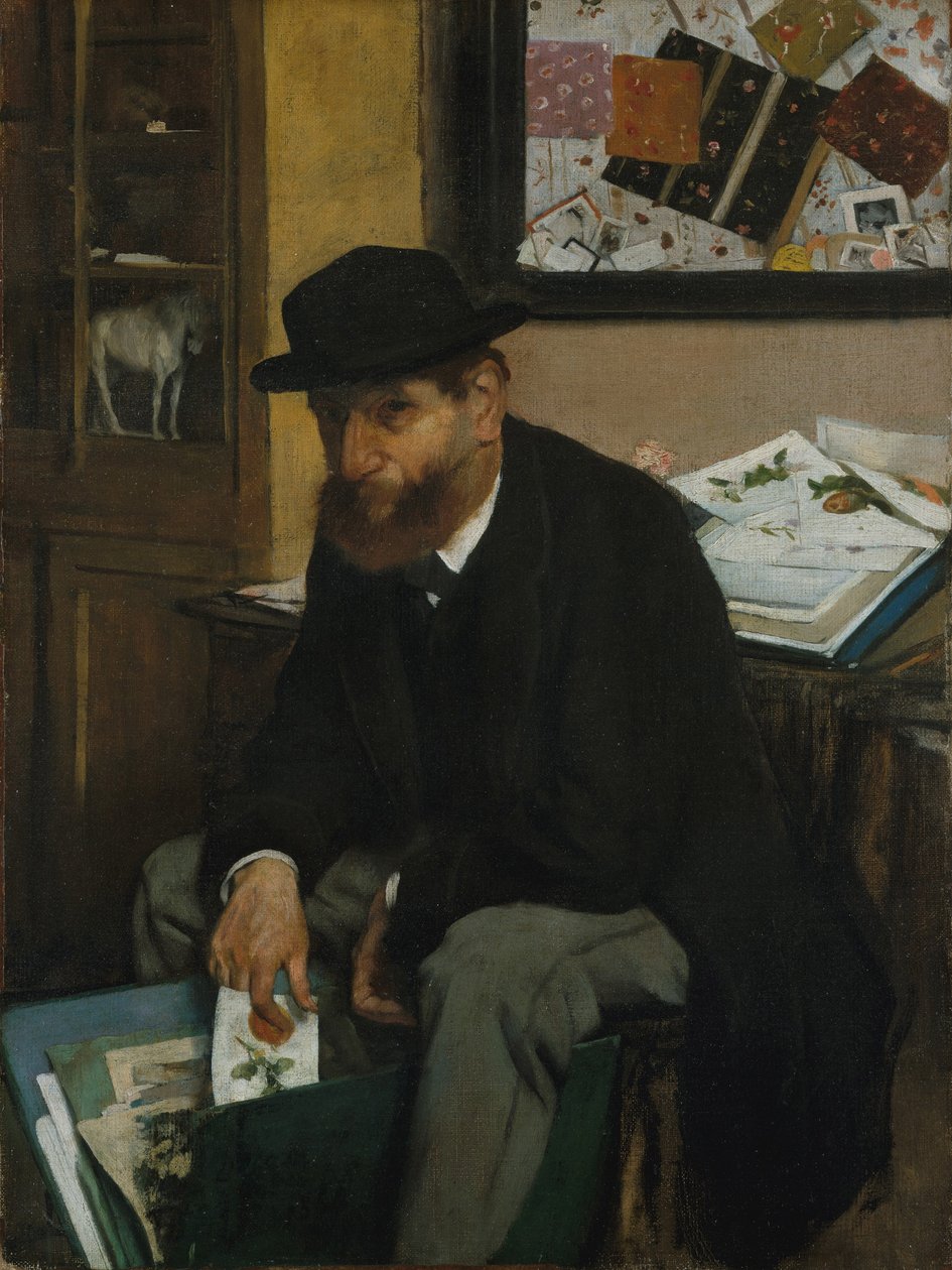 Kolekcjoner grafik, 1866 autorstwa Edgar Degas