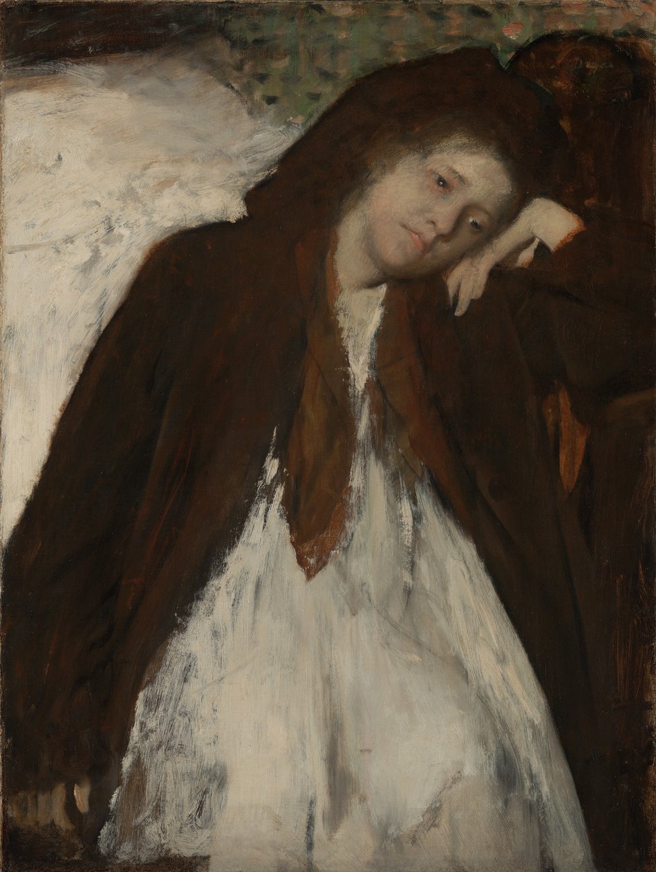 Rekonwalescent, ok. 1872 - styczeń 1887 (olej na płótnie) autorstwa Edgar Degas