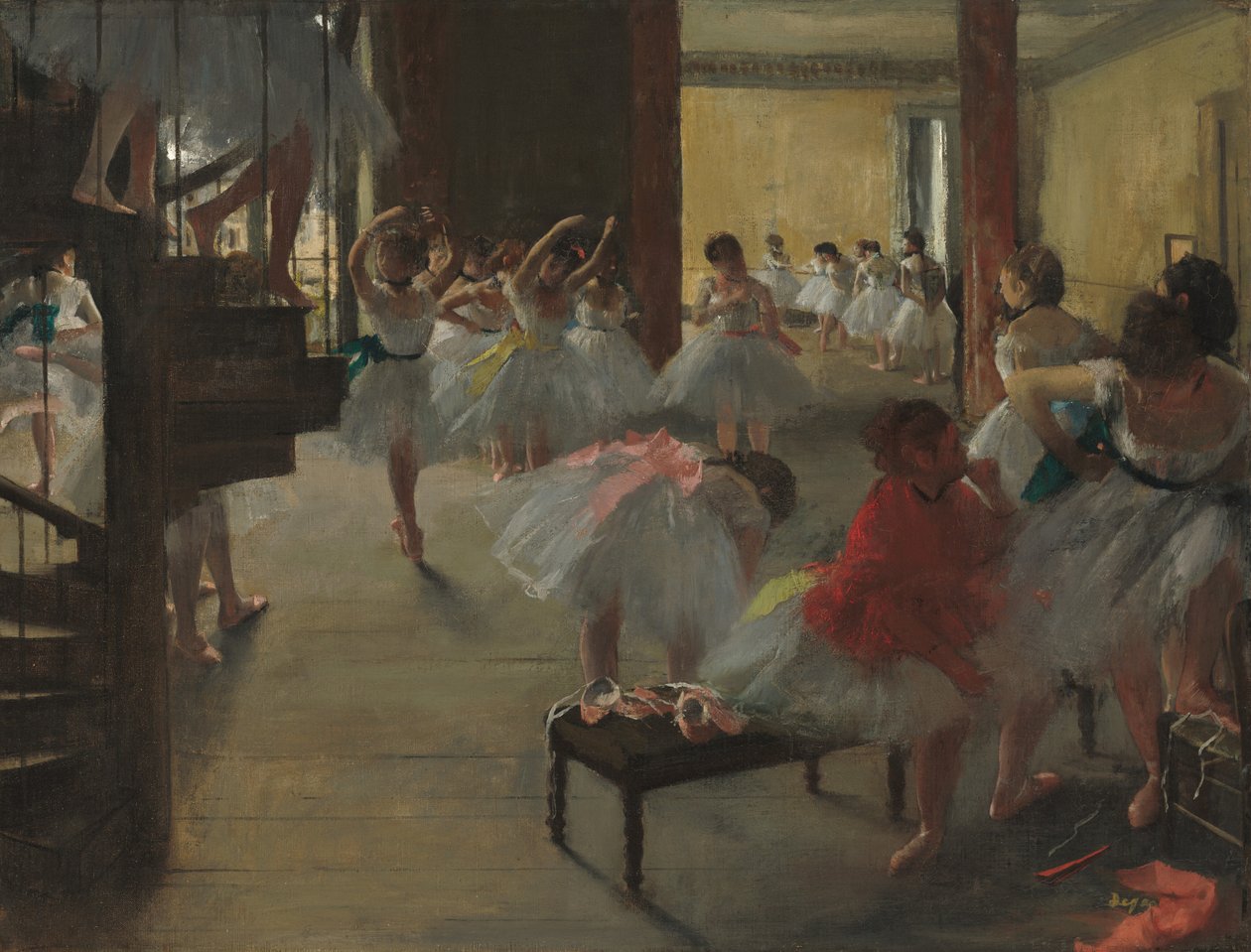Zajęcia taneczne autorstwa Edgar Degas