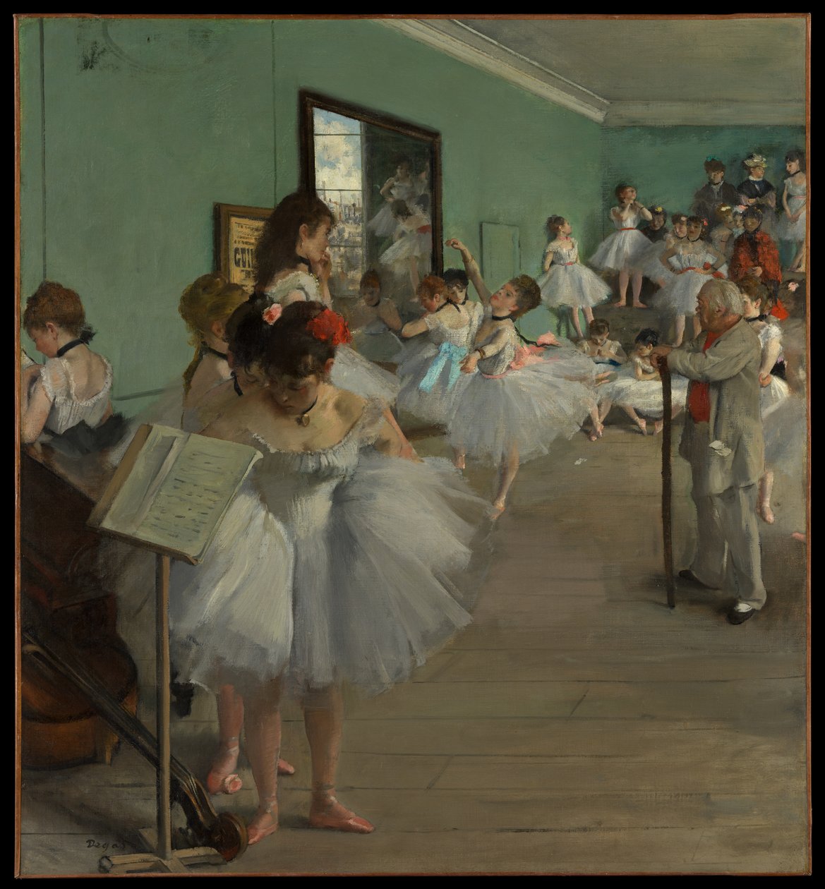 Zajęcia taneczne autorstwa Edgar Degas