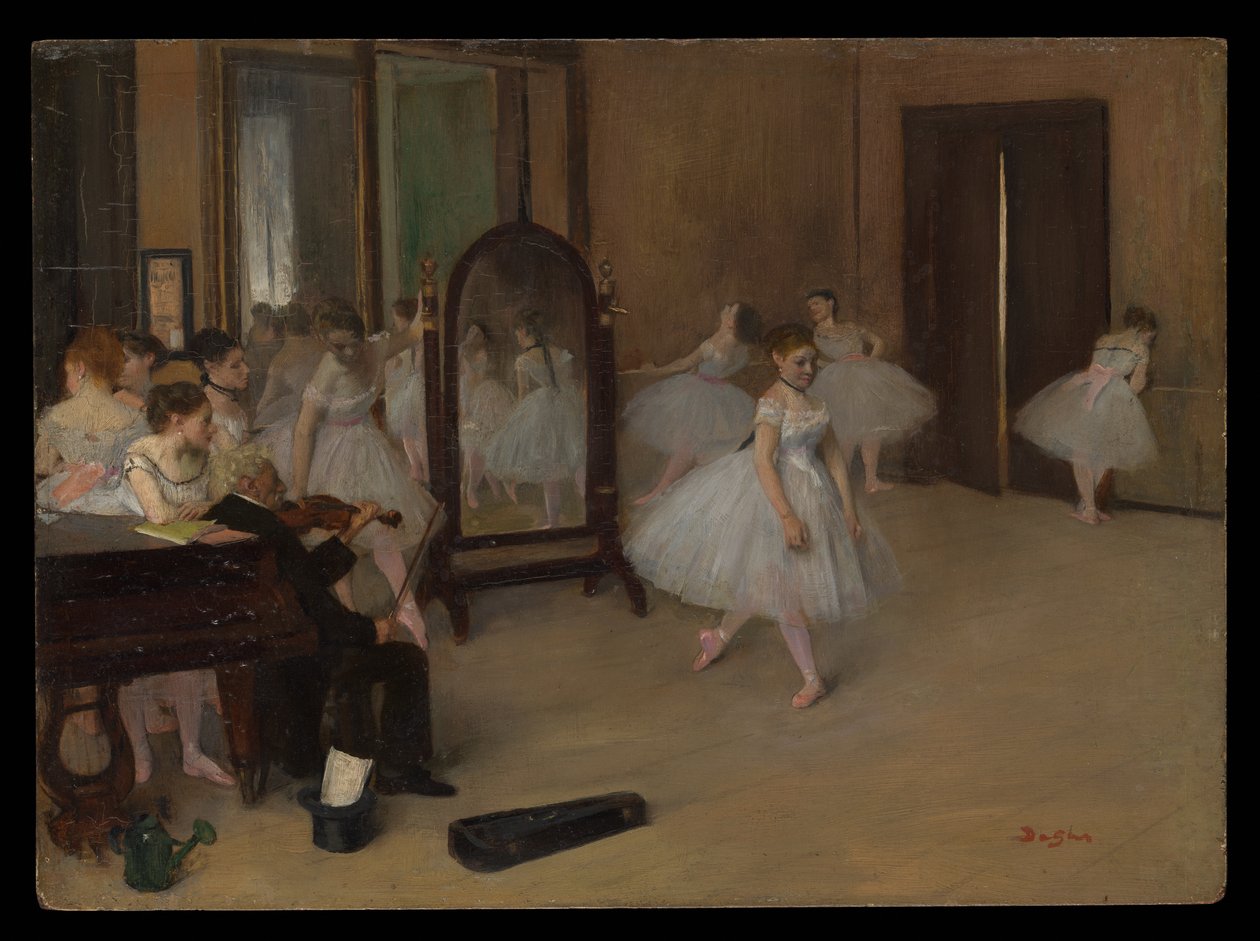 Zajęcia taneczne autorstwa Edgar Degas