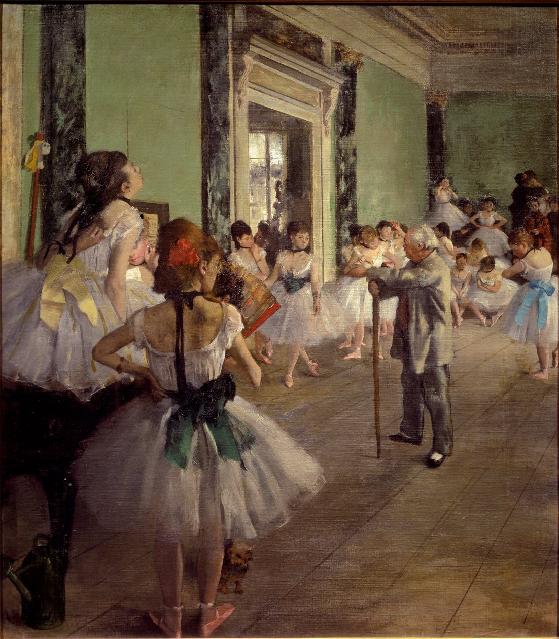 Lekcja tańca autorstwa Edgar Degas