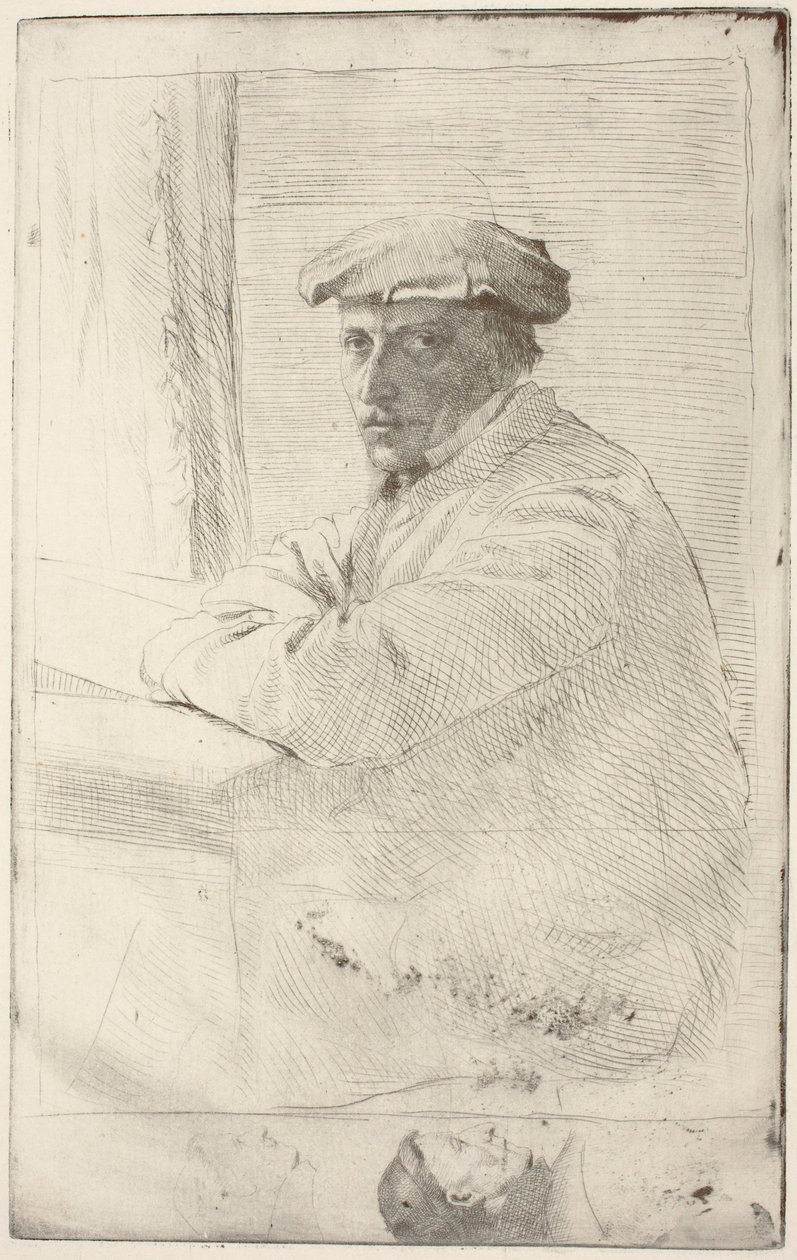 The Engraver Joseph Tourny (Rytownik Joseph Tourny) autorstwa Edgar Degas