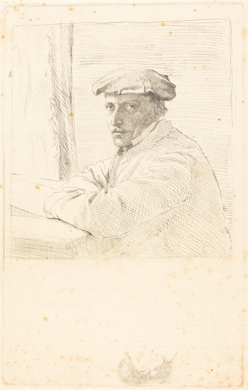 The Engraver Joseph Tourny (Rytownik Joseph Tourny) autorstwa Edgar Degas