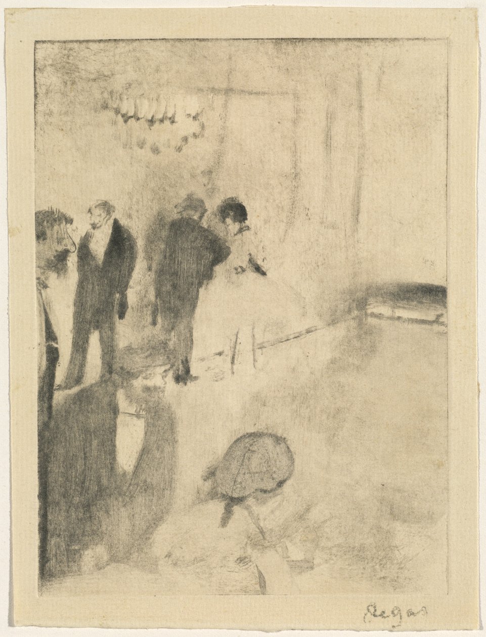 Sala Zielona, ok. 1930 r. 18761877. autorstwa Edgar Degas