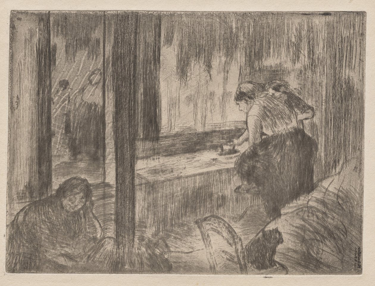 Praczki autorstwa Edgar Degas