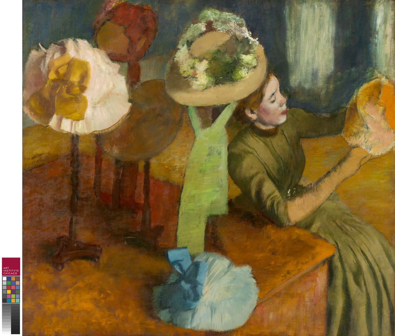 Sklep modniarski, 1879-86 autorstwa Edgar Degas