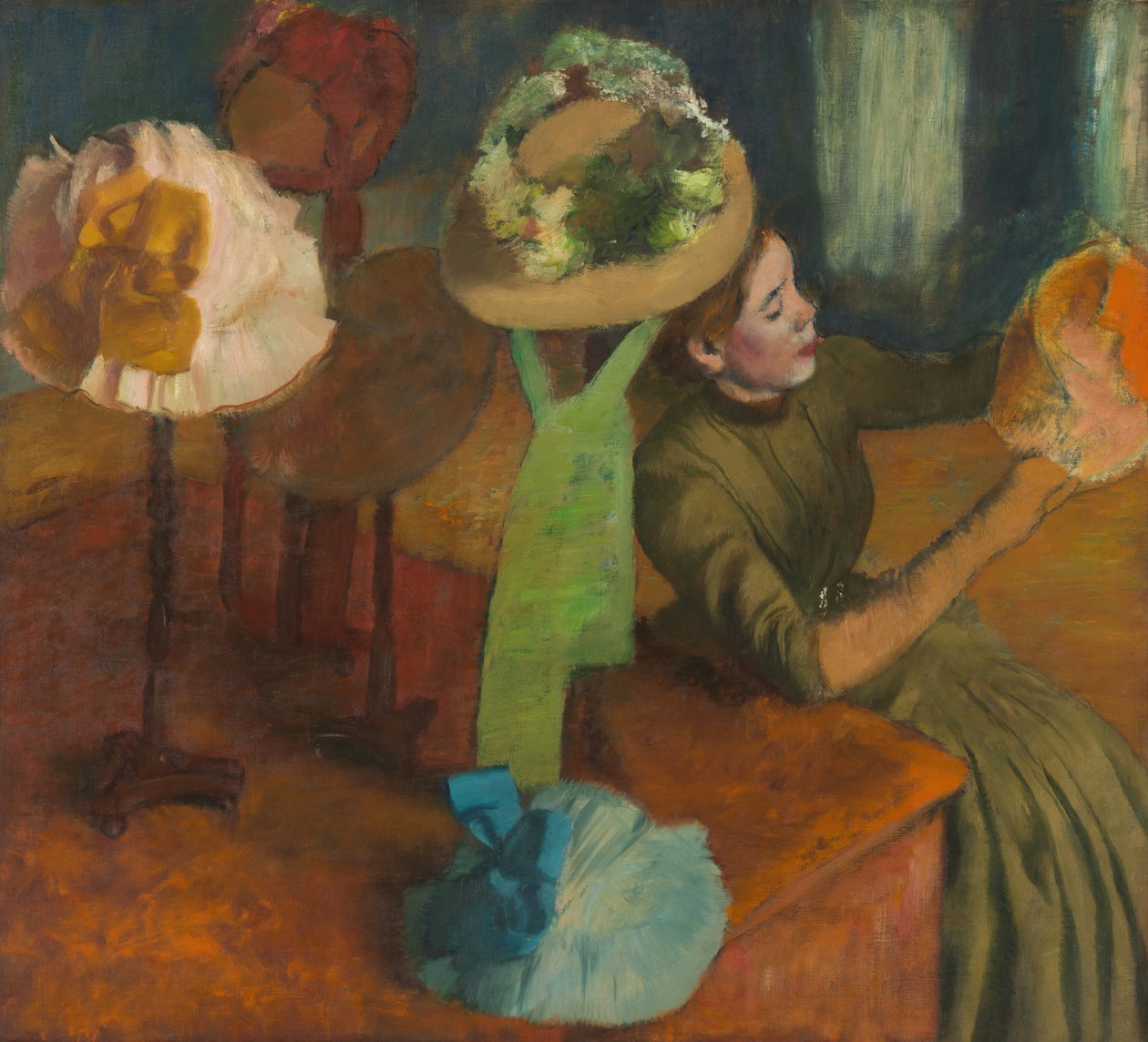 Sklep modniarski, 187986. autorstwa Edgar Degas