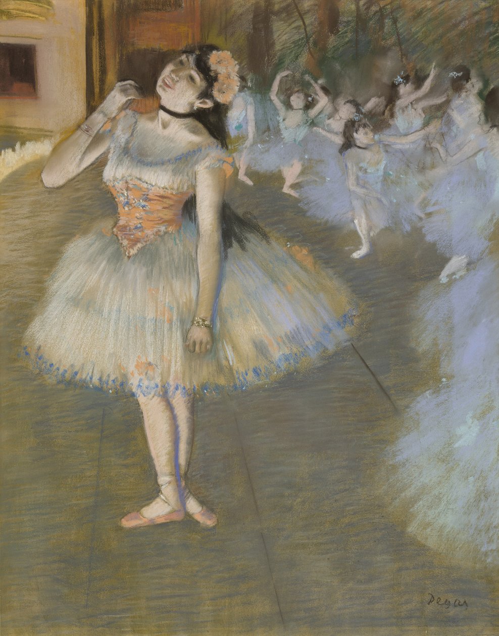 Gwiazda, 1879/81 autorstwa Edgar Degas