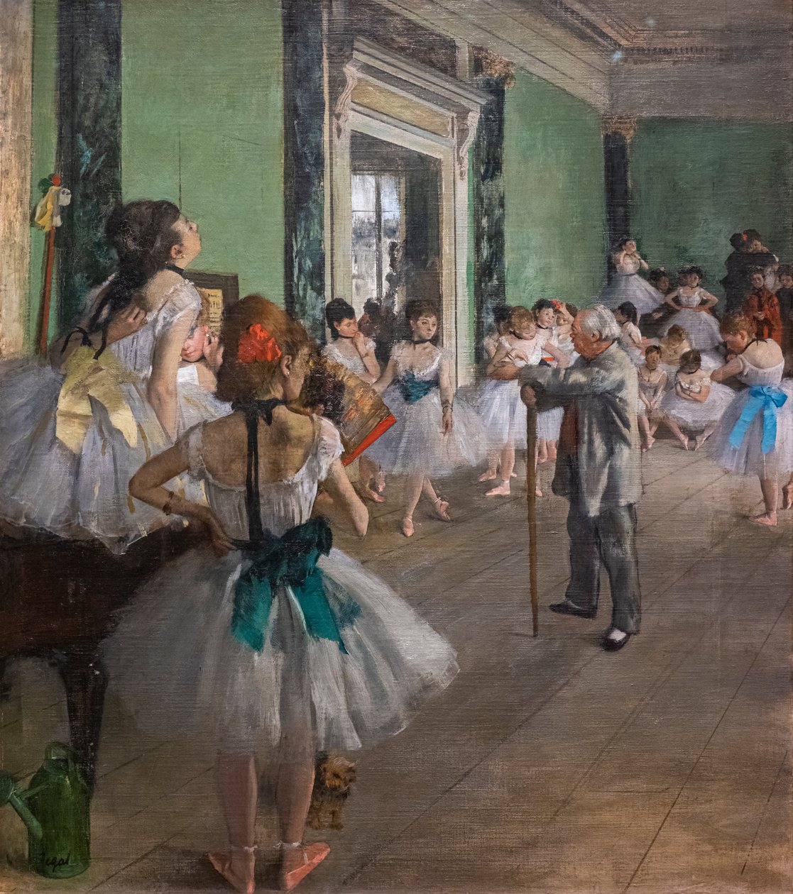 Zajęcia taneczne. Początek 1873, koniec 1875-1876. Olej na płótnie. autorstwa Edgar Degas