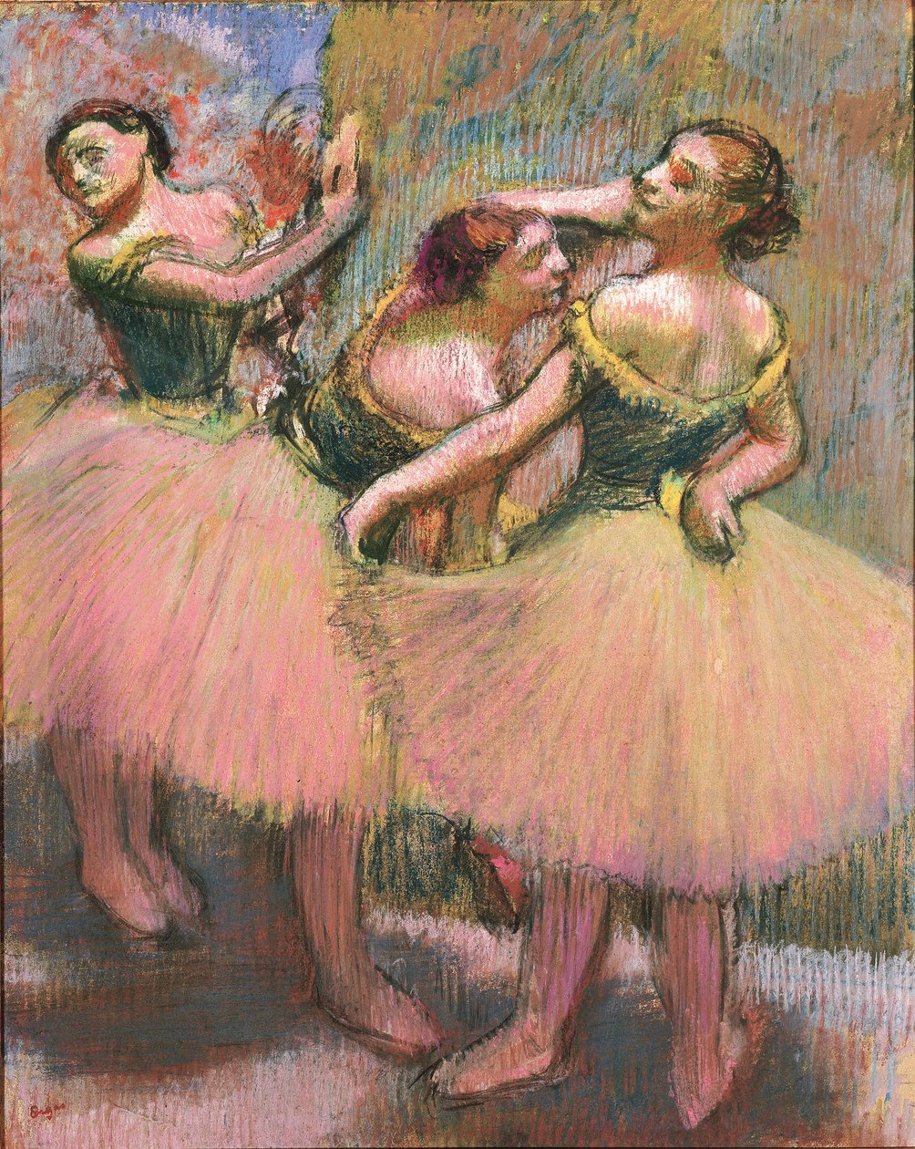 Trzech tancerzy autorstwa Edgar Degas