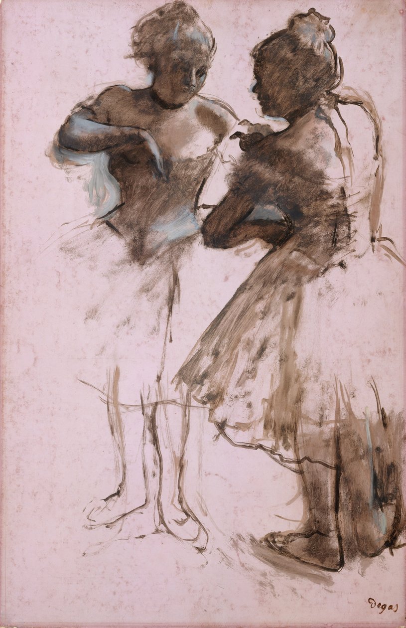 Dwóch tancerzy, 1873. autorstwa Edgar Degas