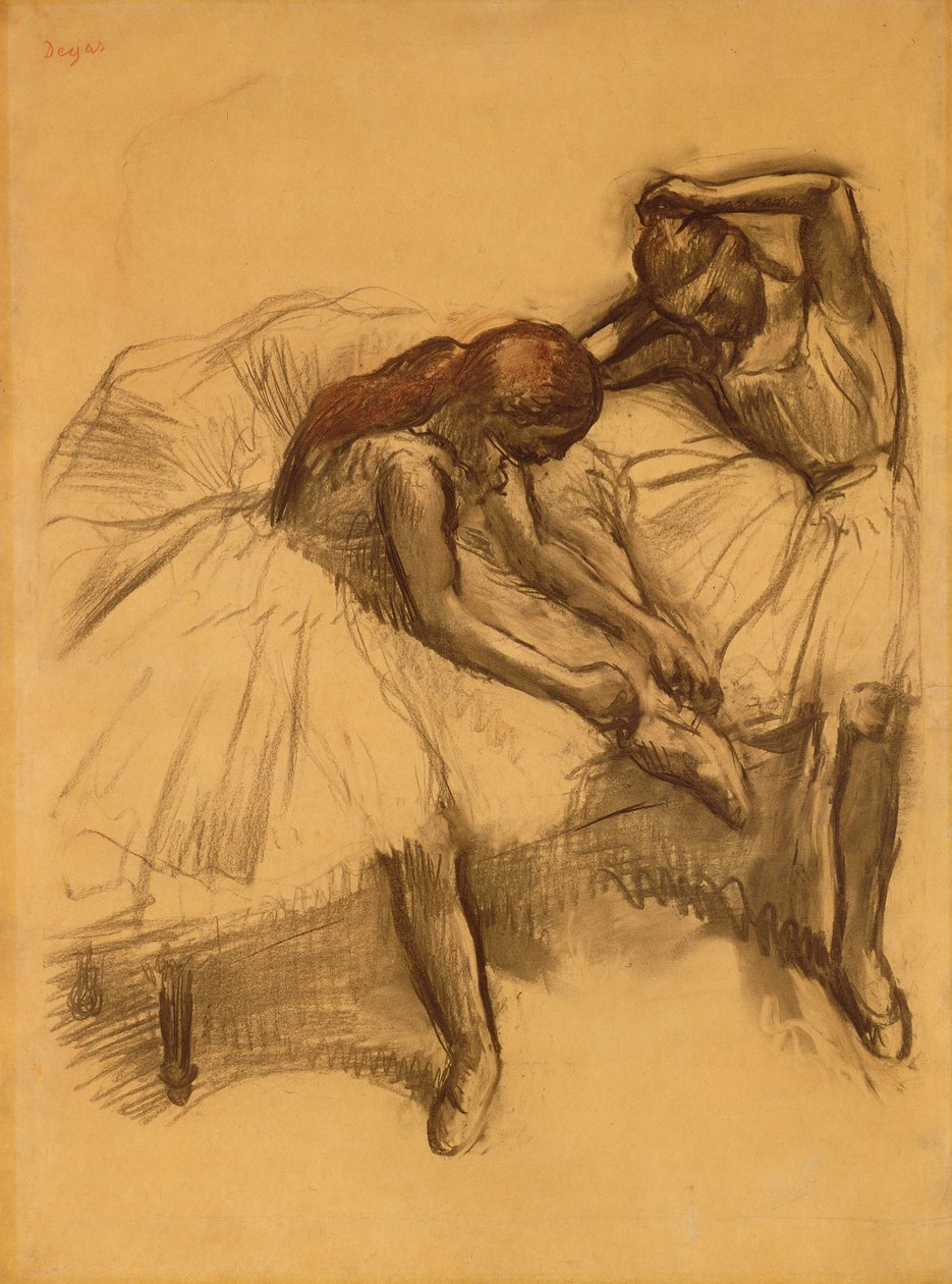 Dwóch tancerzy, 1905 autorstwa Edgar Degas