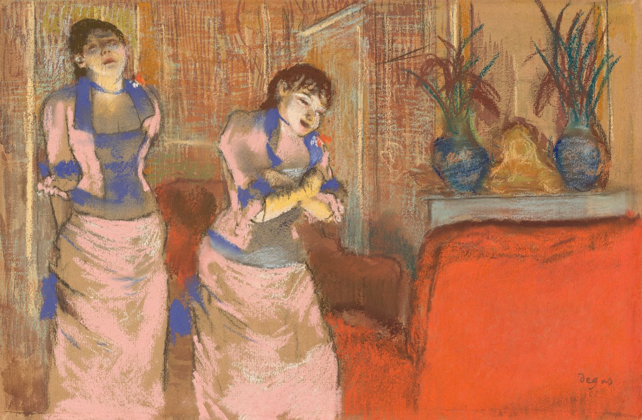 Dwie kobiety autorstwa Edgar Degas