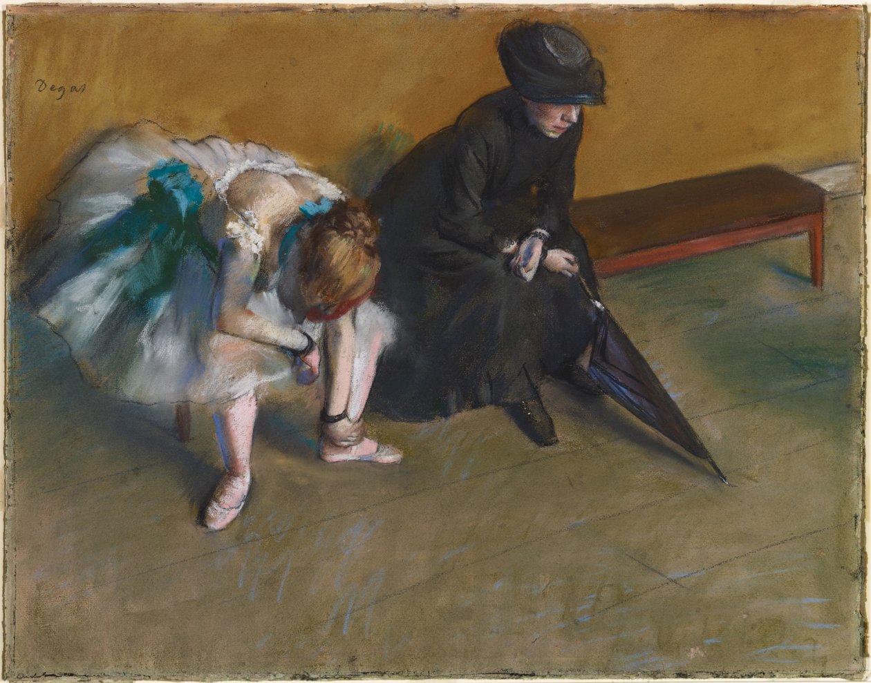 Oczekiwanie autorstwa Edgar Degas