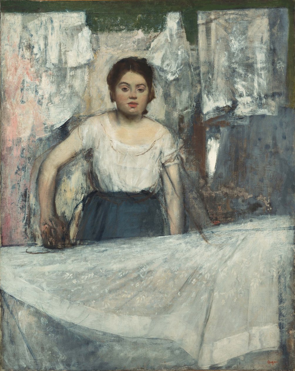 Kobieta prasowanie autorstwa Edgar Degas