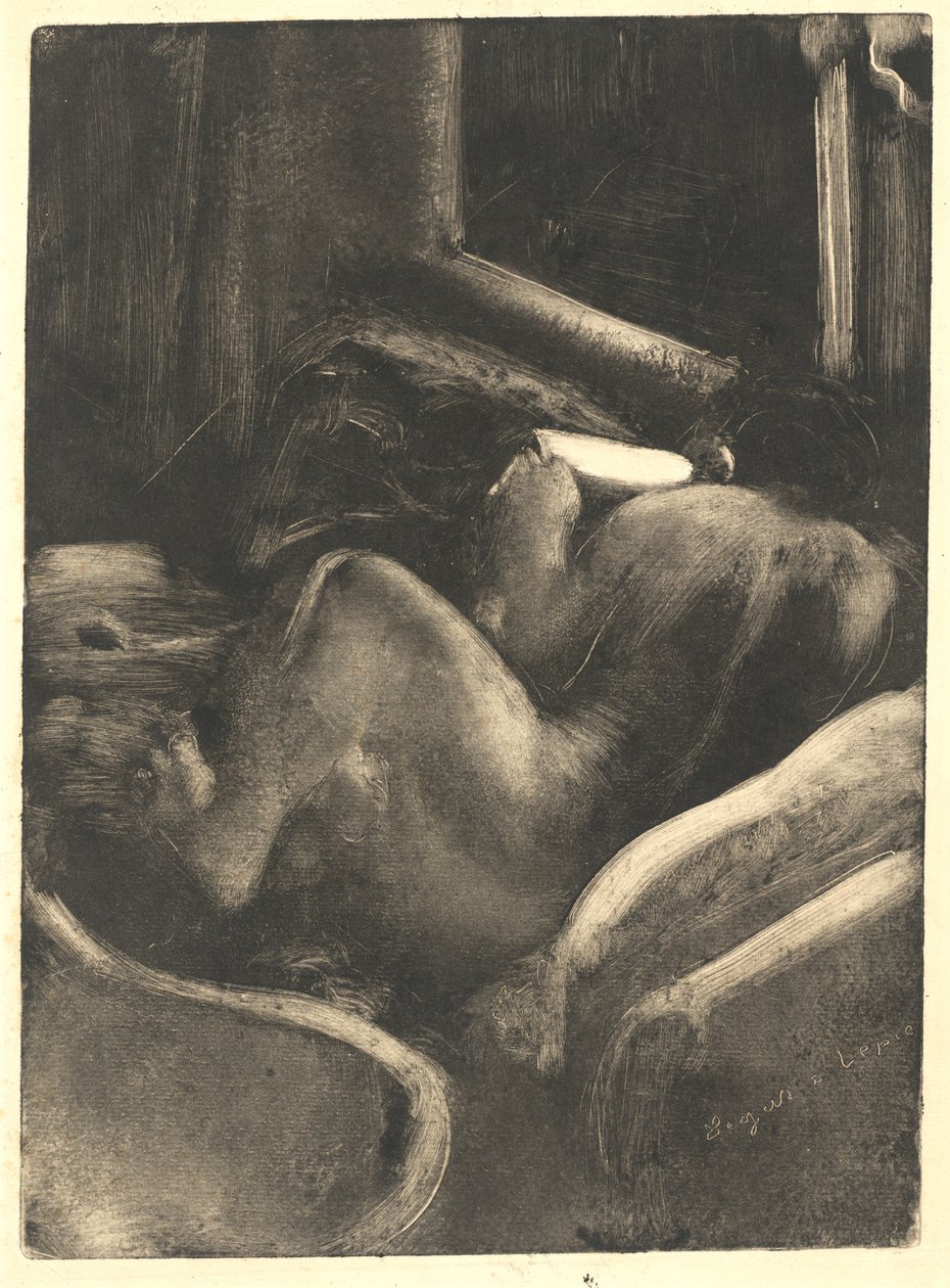 Kobieta czytająca (Liseuse) autorstwa Edgar Degas