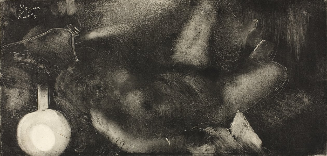 Kobieta leżąca na łóżku, ok. 1885 r. autorstwa Edgar Degas