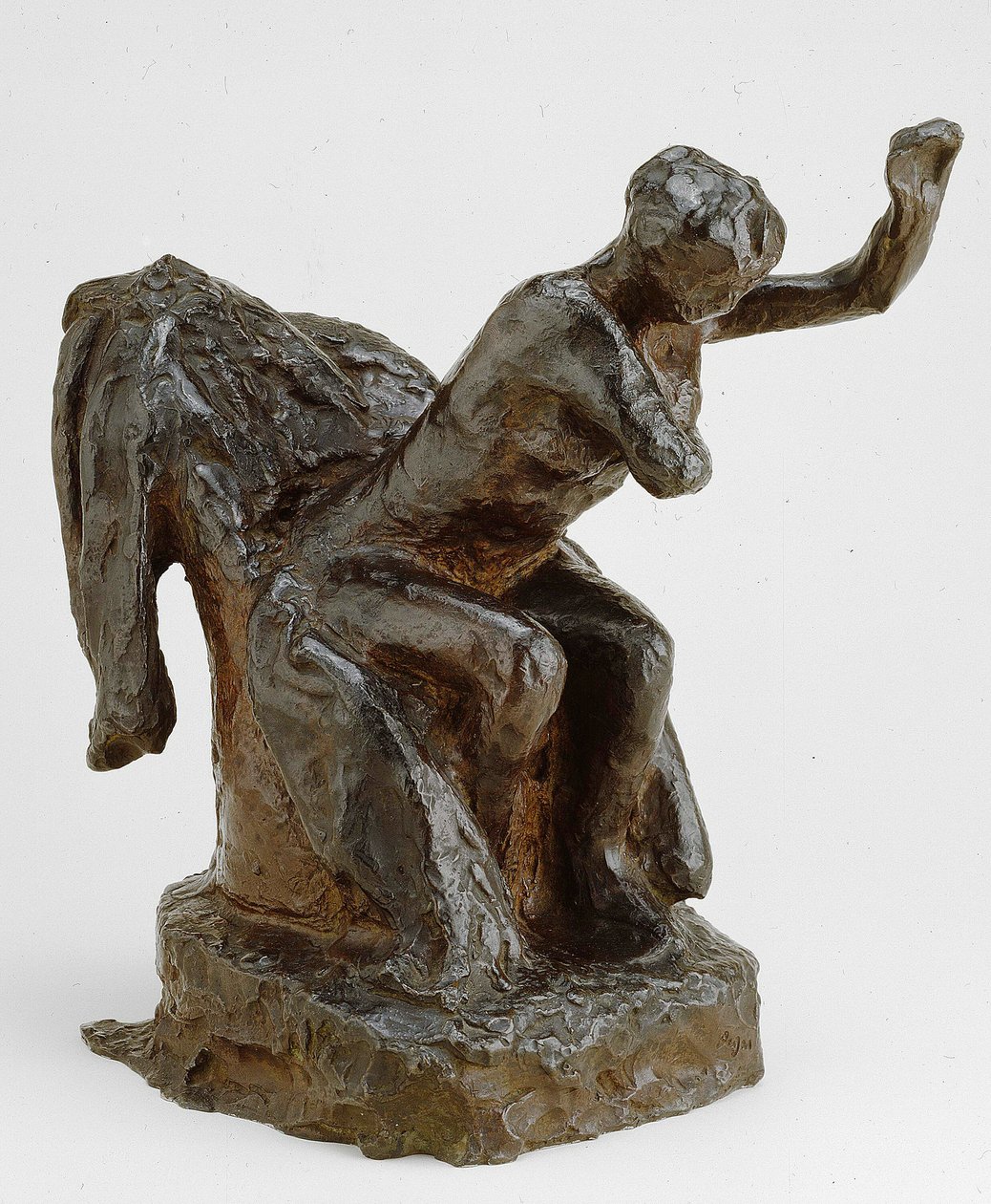 Kobieta siedząca w fotelu, wzorowana na ok. 1903 obsada 191921. autorstwa Edgar Degas