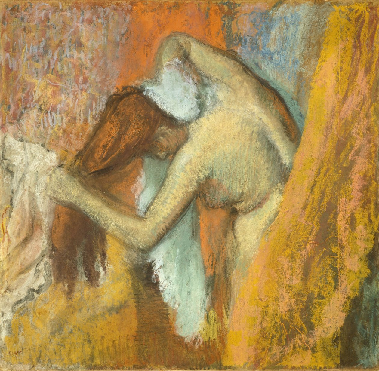 Kobieta przy toalecie autorstwa Edgar Degas
