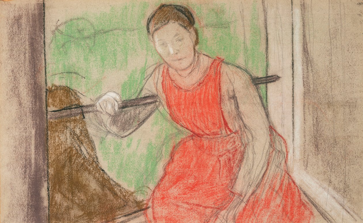 Kobieta przy oknie, autorstwa Edgar Degas