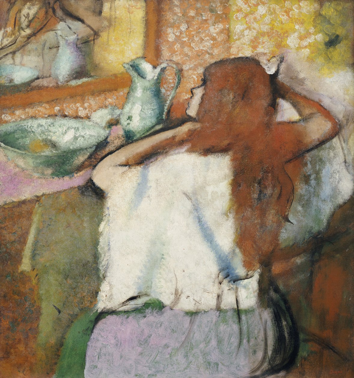 Kobieta w toalecie autorstwa Edgar Degas
