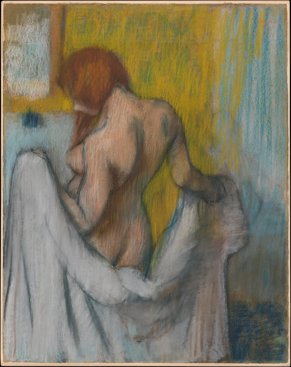Frau mit einem Handtuch autorstwa Edgar Degas