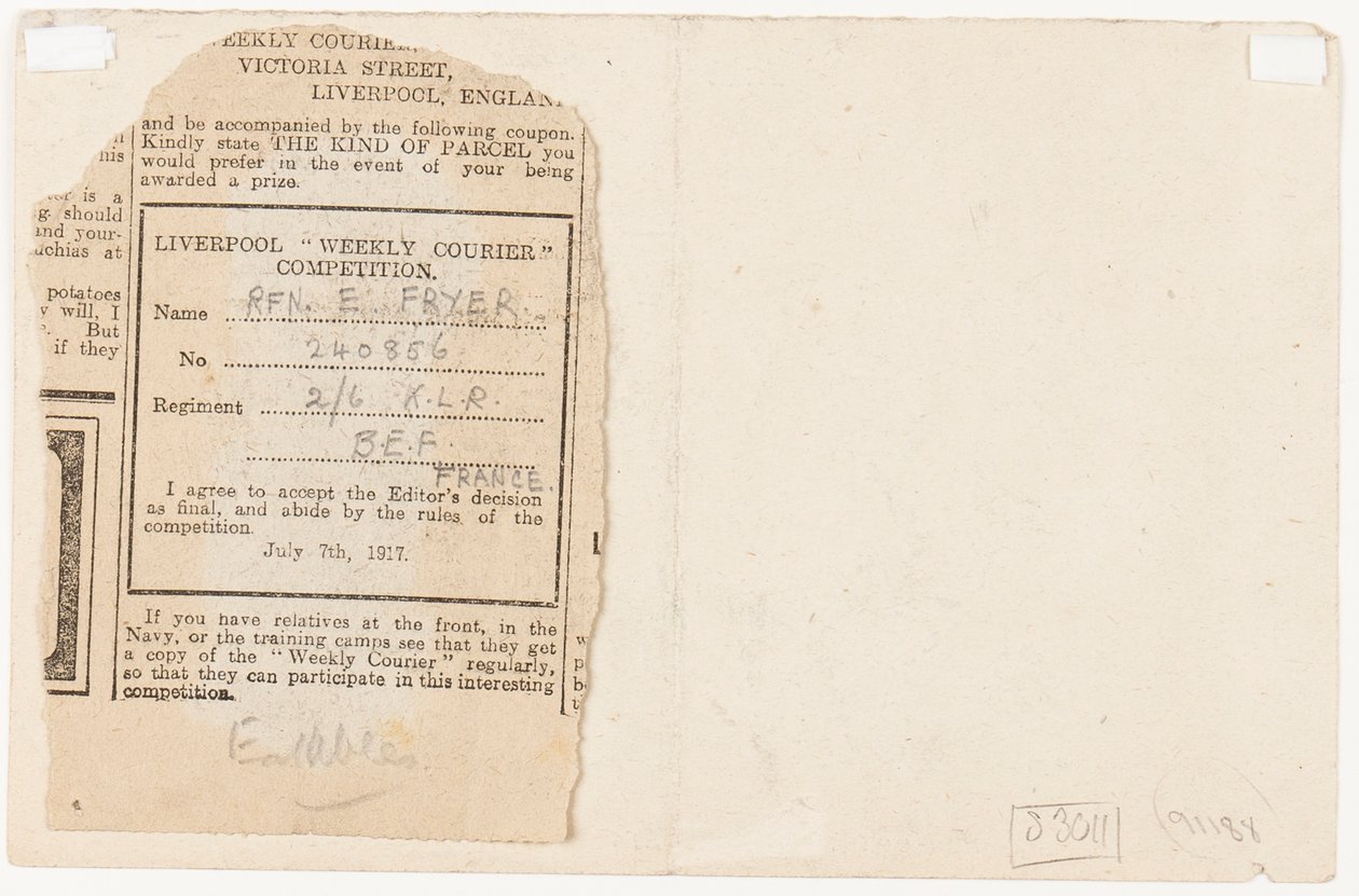 Poddanie się redaktorowi konkursu prasowego, 1917 autorstwa Edgar Fryer