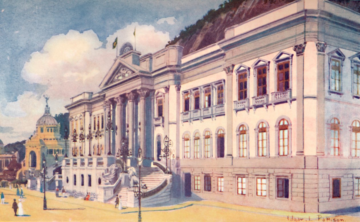 Ministerstwo Rolnictwa, Przemysłu i Handlu, Praia Vermelha, 1914 autorstwa Edgar L. Pattison