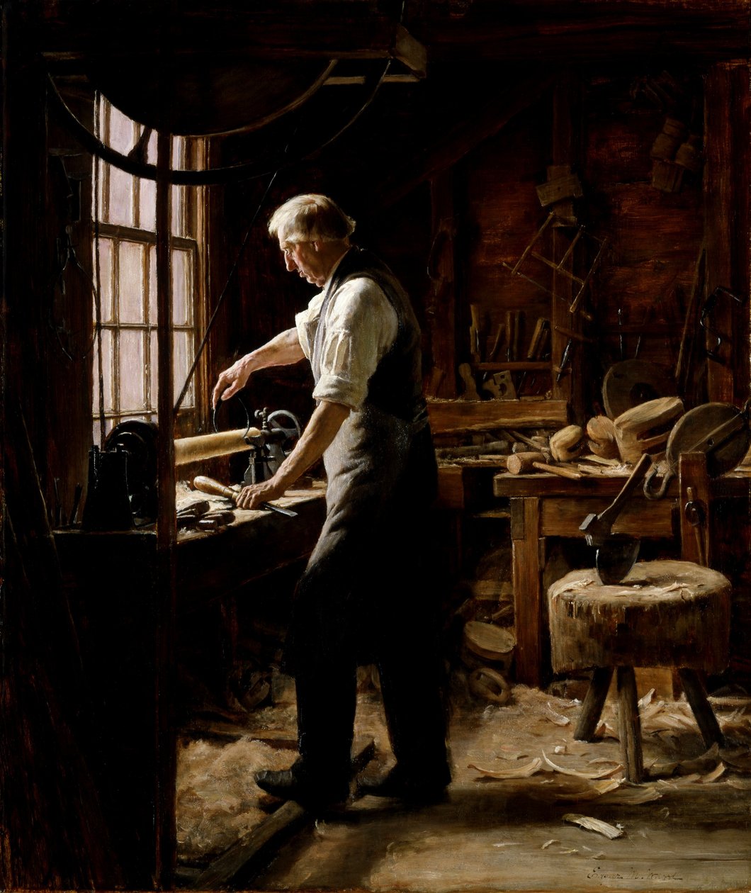 The Blockmaker autorstwa Edgar Melville Ward