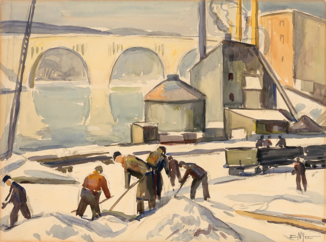 Pracownik C.W.A. w Key Bridge autorstwa Edgar Nye