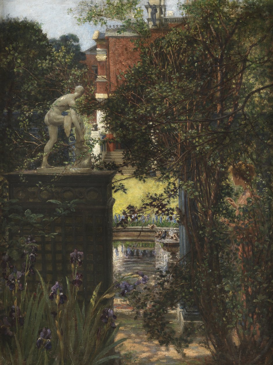 Ogród Domu Alma-Tademas, 1911 autorstwa Edith Ridley Corbet