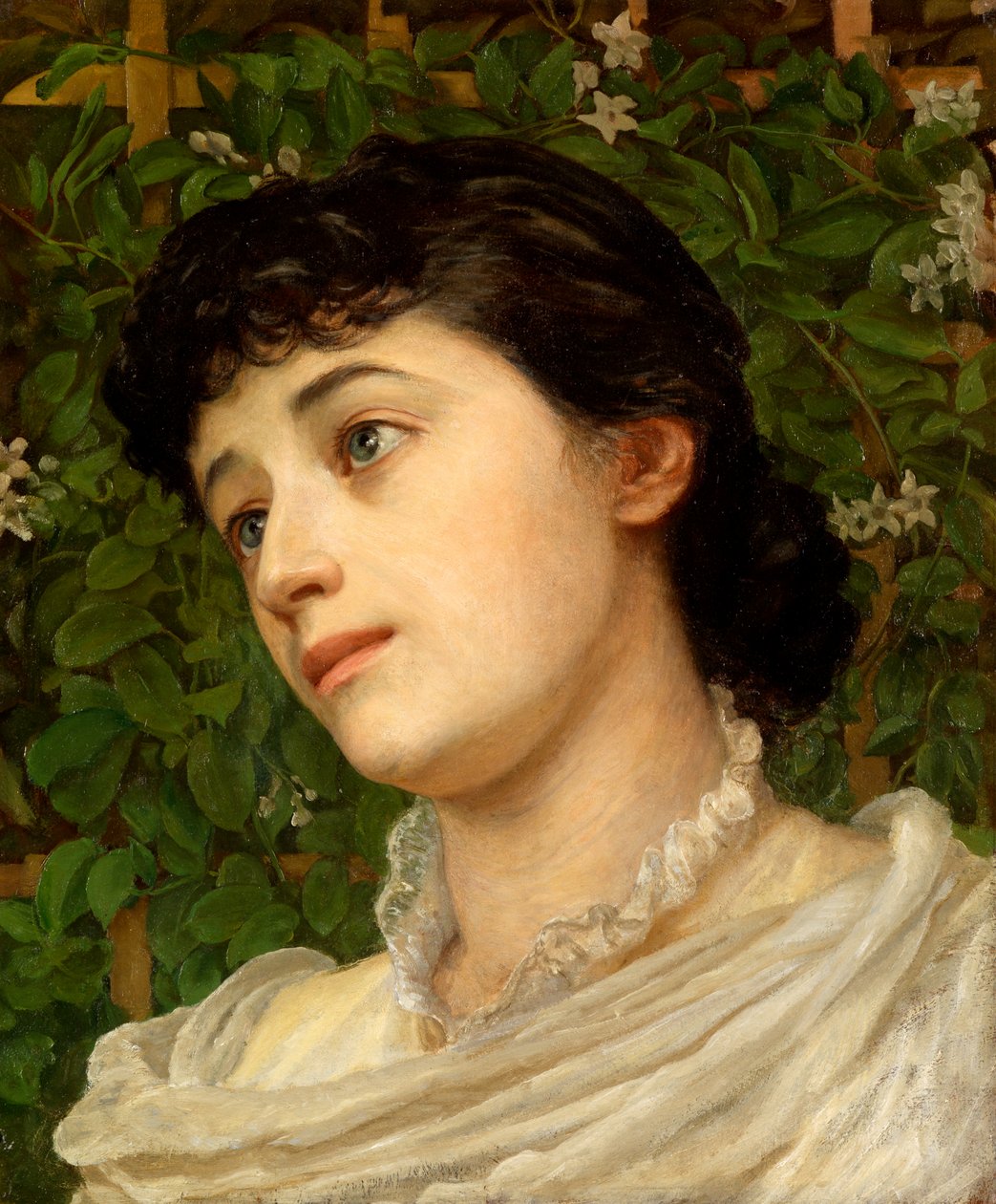 śp. pani Charles Stuart-Wortley (olej na papierze nałożony na płótno) autorstwa Edith Ridley Corbet