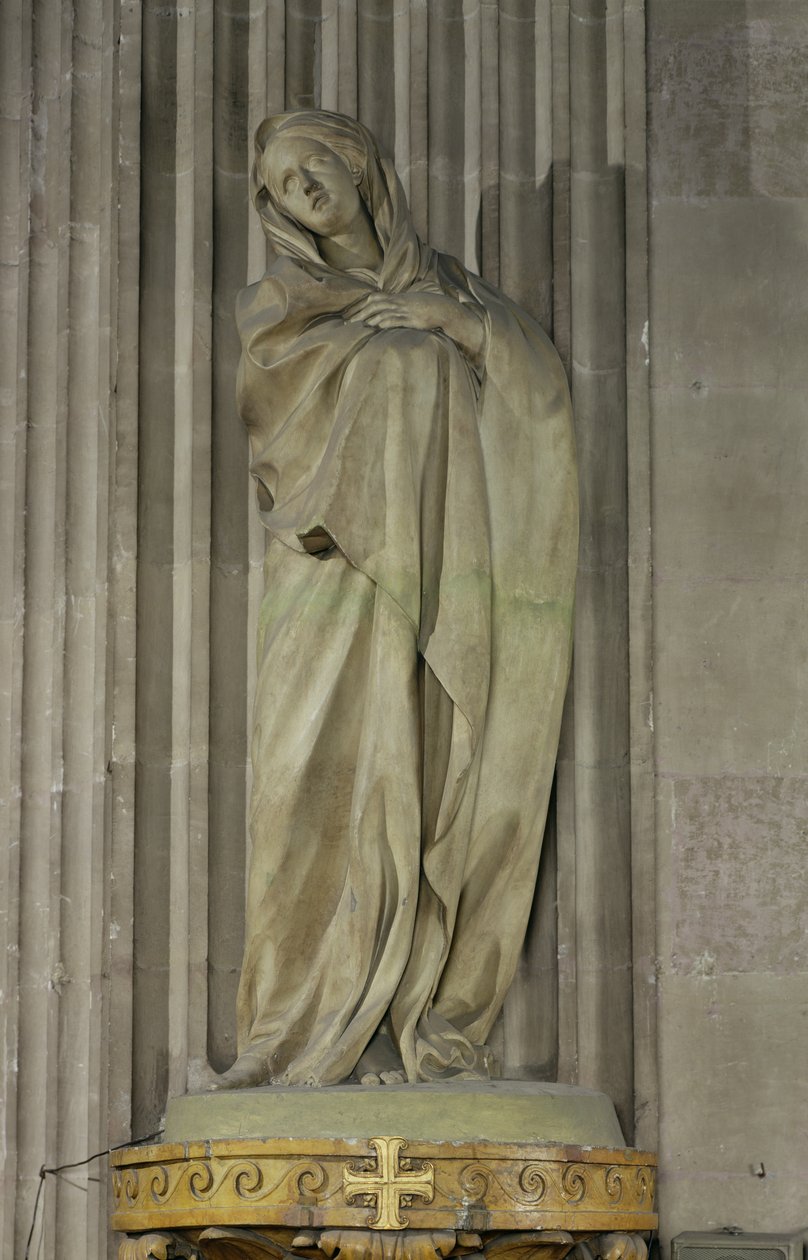 Żałoba Dziewicy autorstwa Edmé Bouchardon
