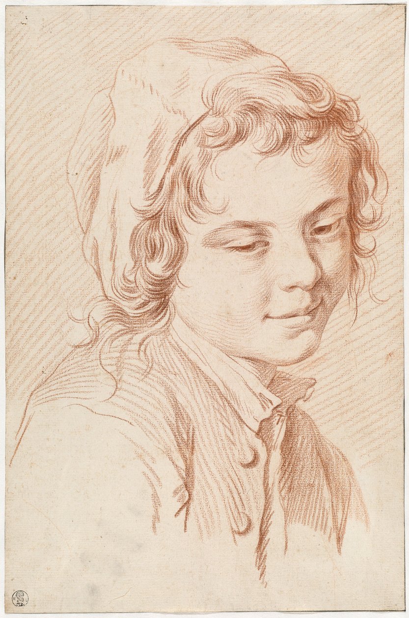 Głowa chłopca autorstwa Edmé Bouchardon
