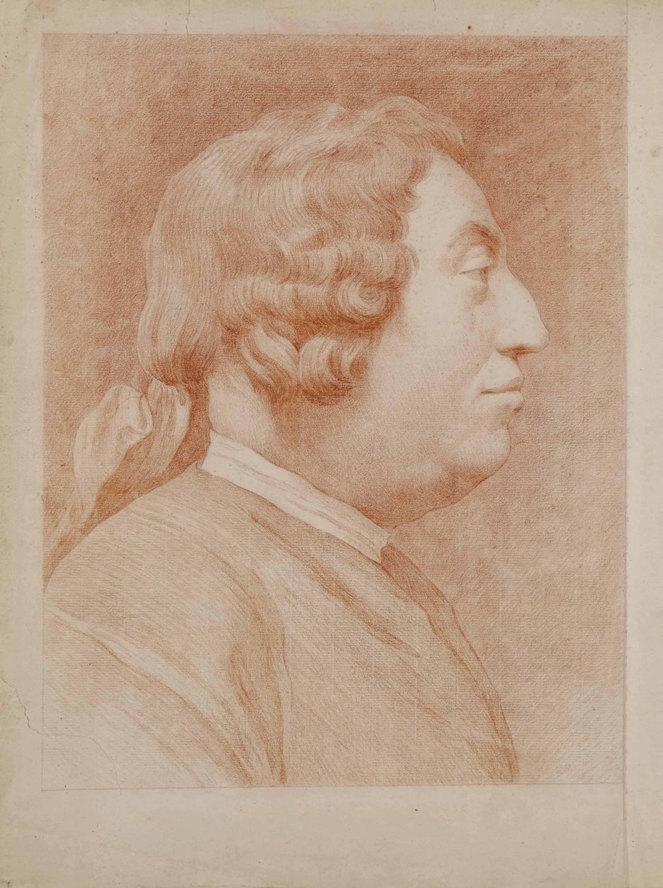 Autoportret. autorstwa Edmé Bouchardon