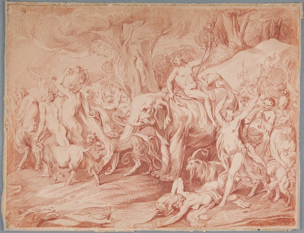 Triumphzug des Bacchus autorstwa Edmé Bouchardon