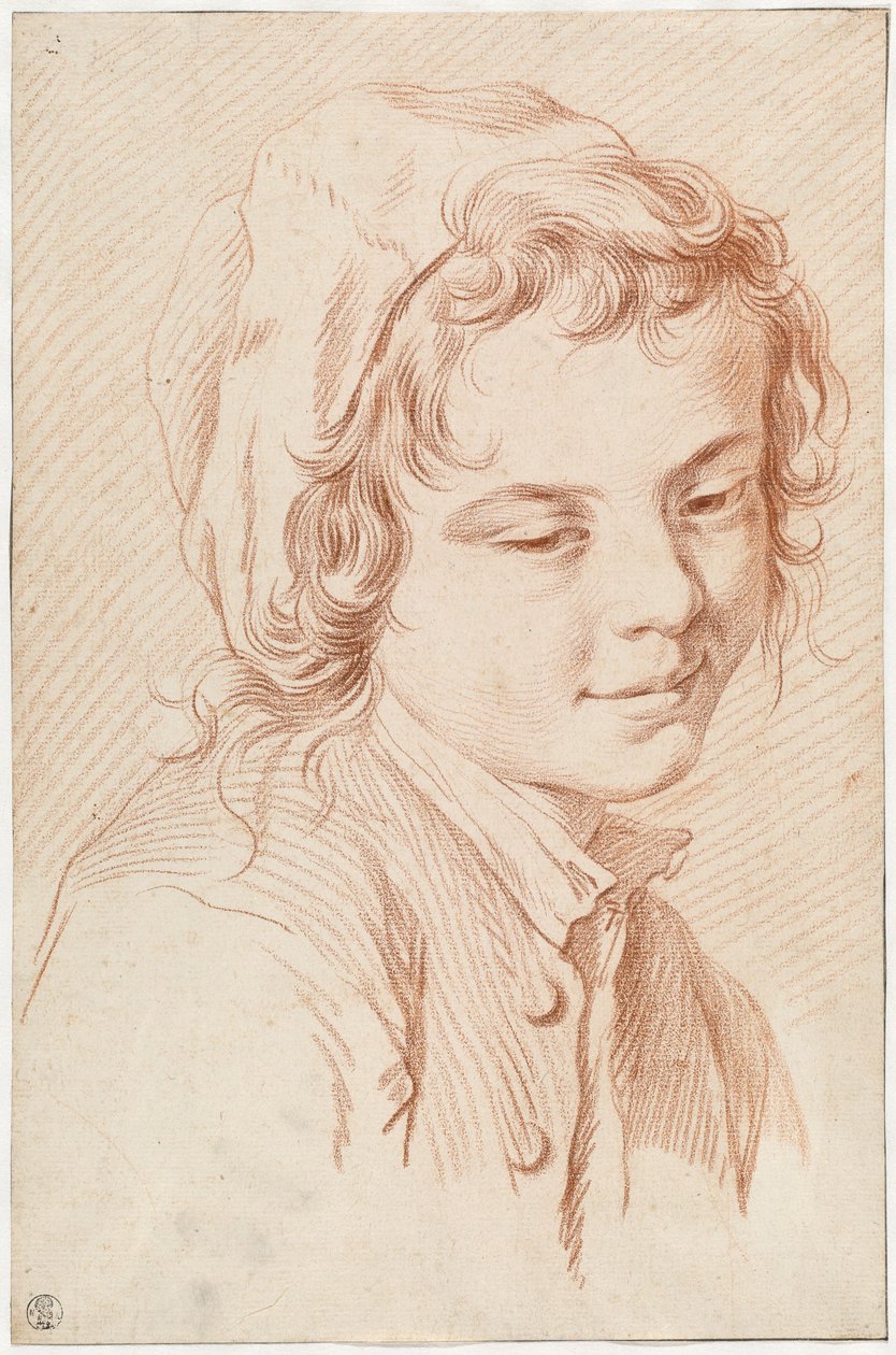 Głowa chłopca autorstwa Edmé Bouchardon