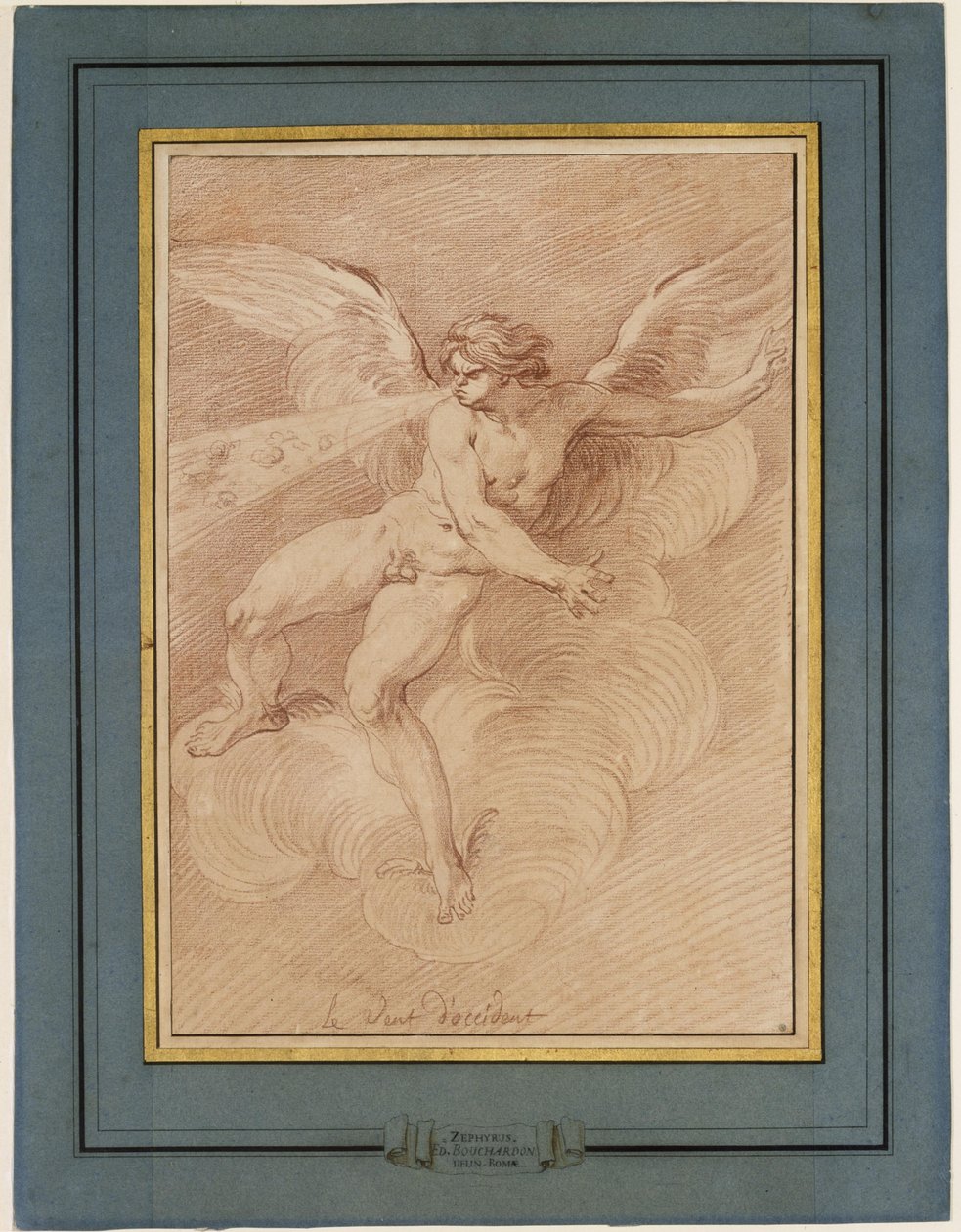 Der Westwind autorstwa Edmé Bouchardon