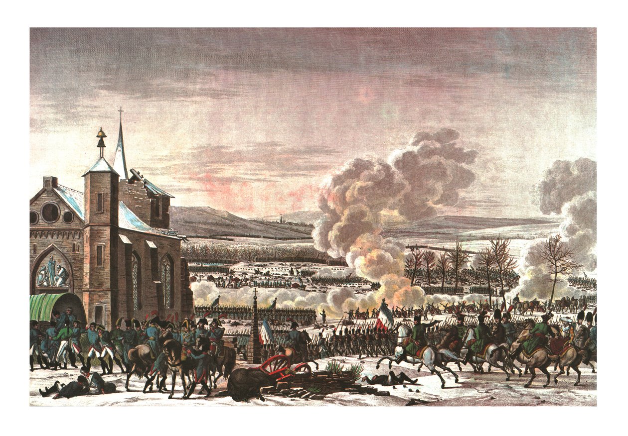 Bitwa pod Eylau, 9 lutego 1807, ok. 1850 autorstwa Edme Bovinet