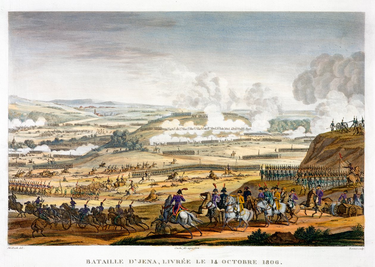 Bitwa pod Jeną, Niemcy, 14 października 1806 r. autorstwa Edme Bovinet