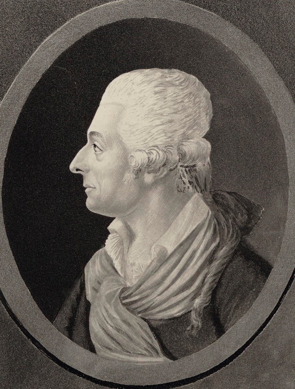 Portret kompozytora Antonio Sacchiniego 1730-1786, 1810. autorstwa Edme Quenedey