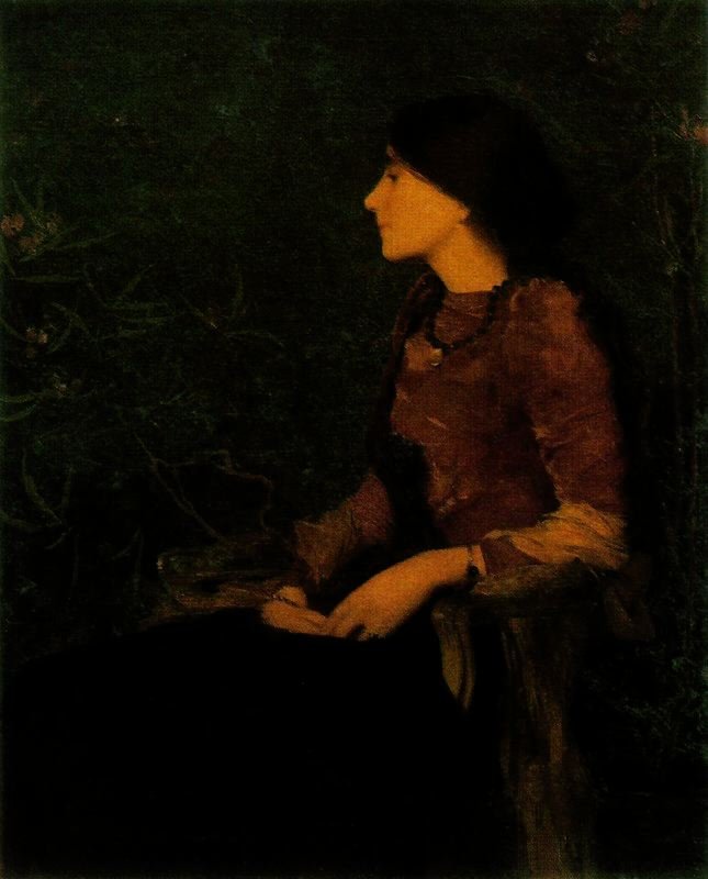 Portret Thadee Caroline Jacquet autorstwa Edmond Aman Jean
