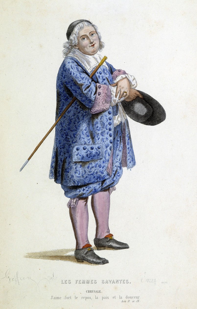 Chrysale , ryt L.Wolff, XIX w. autorstwa Edmond A.F. Geffroy