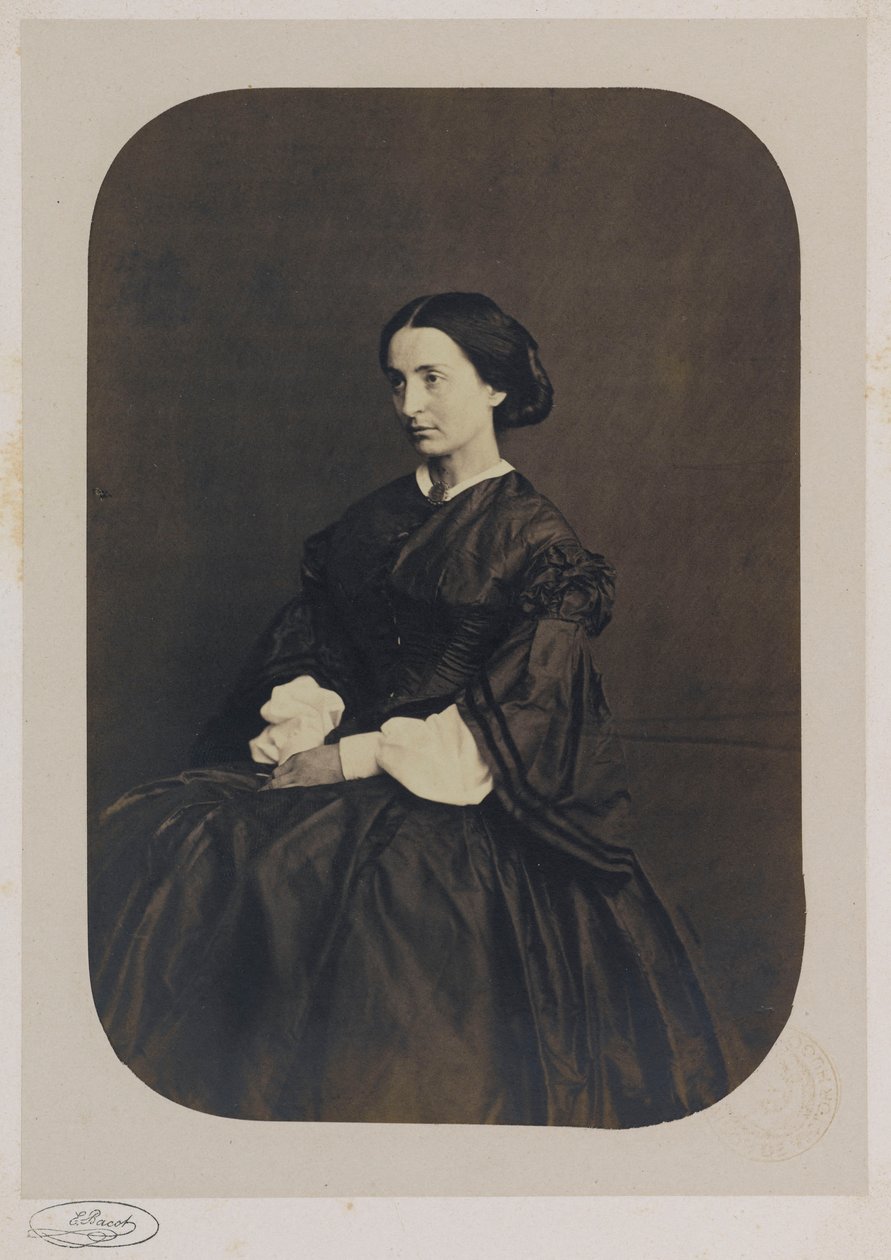 Adèle Hugo w Guernsey autorstwa Edmond Bacot